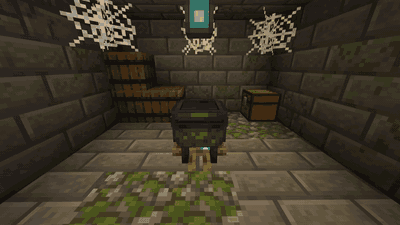 Brewing in the witch cauldron